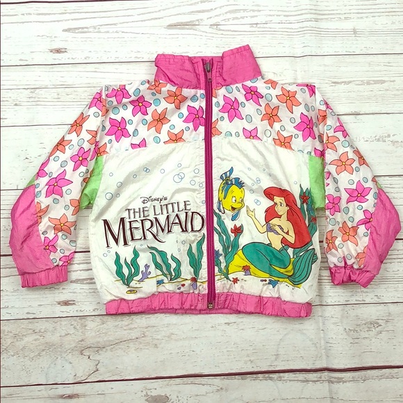 Disney Other - Vintage Girls Little Mermaid Jacket Size 2T